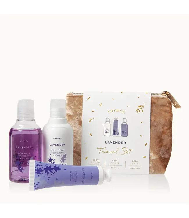 Thymes Lav Travel Set With Bag