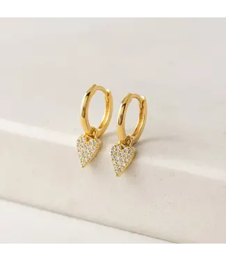 Lover's Tempo Flutter Huggie- Gold