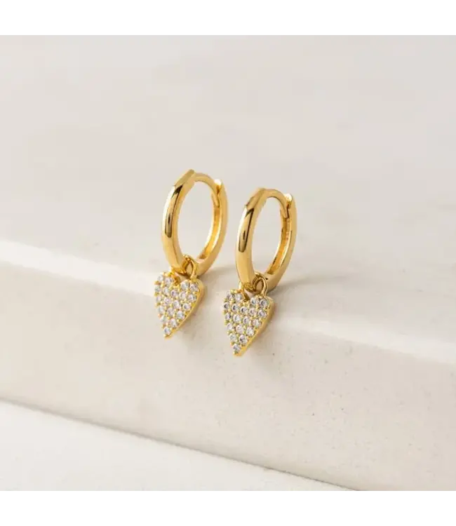 Lover's Tempo Flutter Huggie- Gold