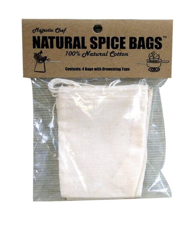 Majestic-chef Spice Bags 4Pk Cotton
