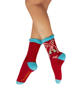 Powder Alphabet Socks