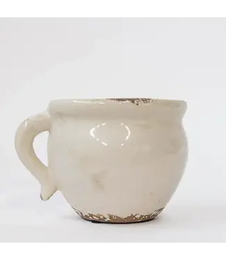 Glazed Ceramic Flower Pot