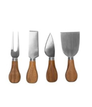 Cassie Acacia Cheese Knives
