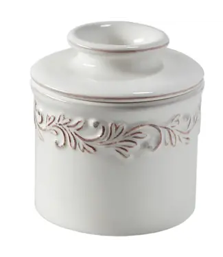 Antique White Linen - The Original Butter Bell