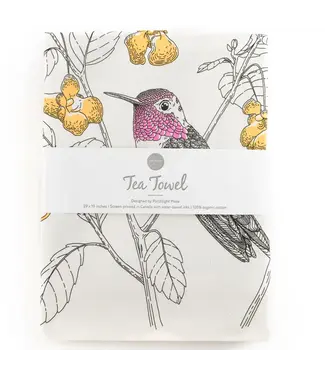 Anna's Hummingbird Tea Towel