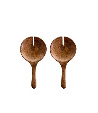 Large Hand Craved Mango Wood Spoons