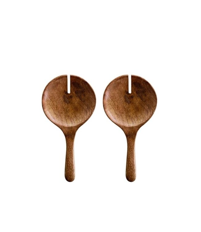 Large Hand Craved Mango Wood Spoons
