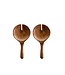Large Hand Craved Mango Wood Spoons
