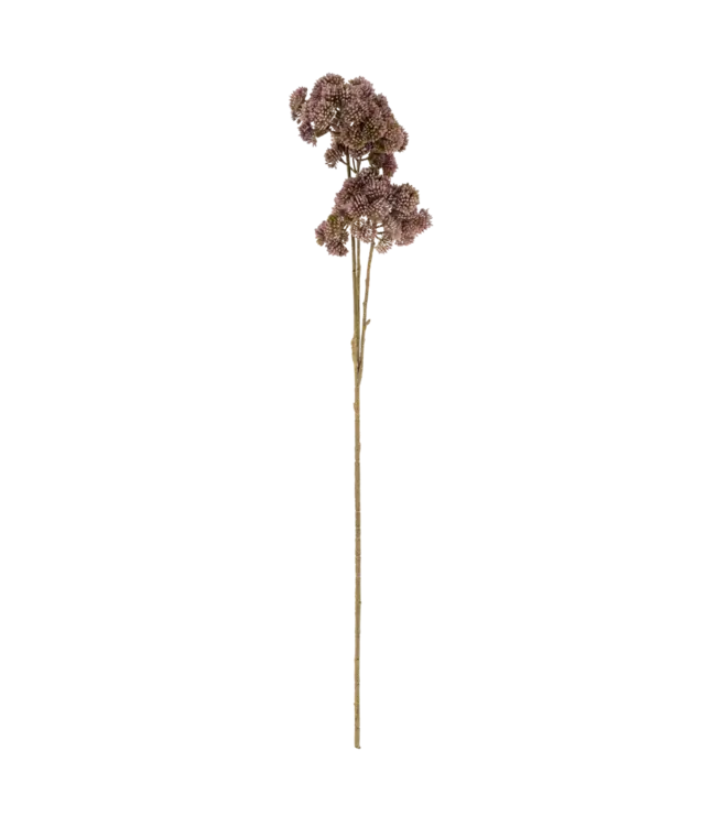 Indaba Pom Pom Floral Spray, Mauve