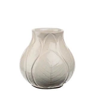 Indaba Palms Vase, Cream