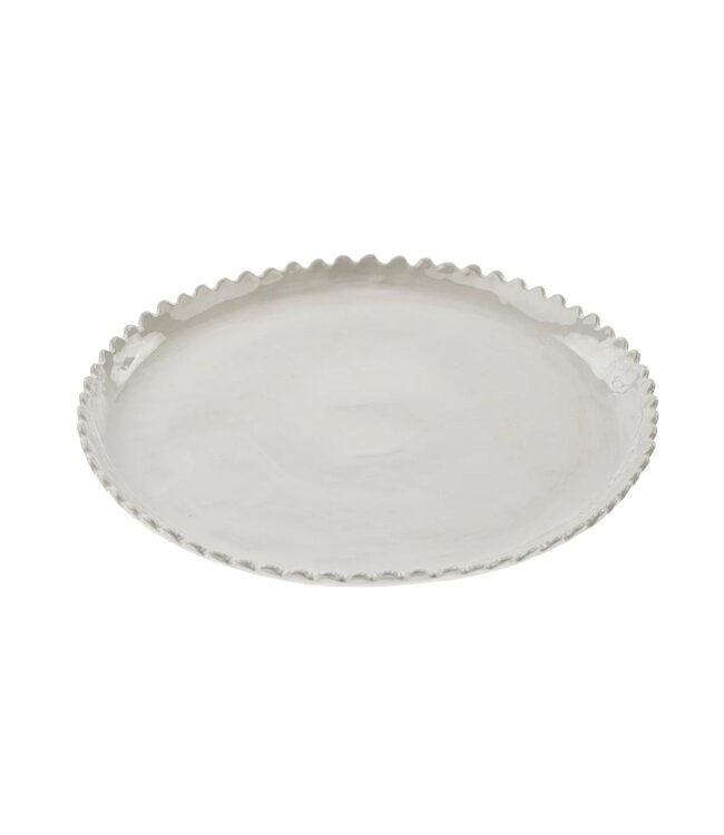 Indaba Scalloped Round Serving Dish