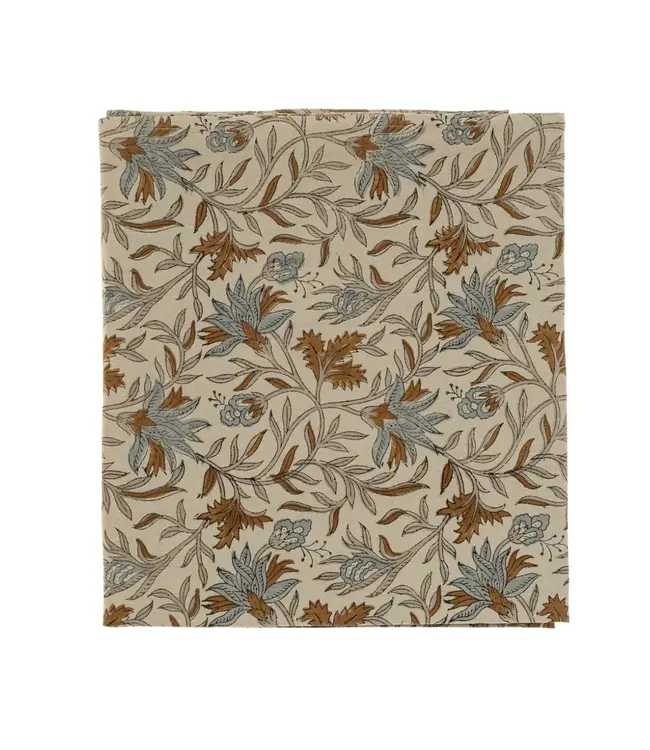 Indaba Cecily Block Print Tablecloth
