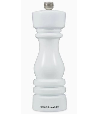 18cm/7" Salt & Pepper Mill- White Gloss Finish
