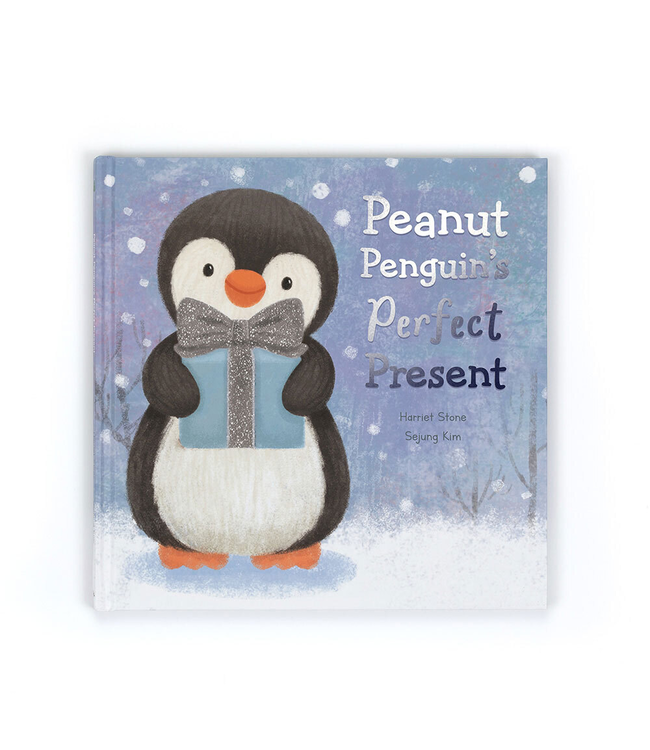 Jellycat Peanut Penguin's Perfect Present Book