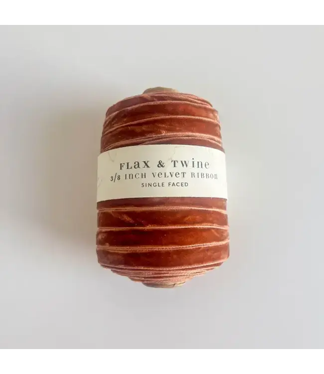 3/8" Velvet Ribbon- 30 Yards