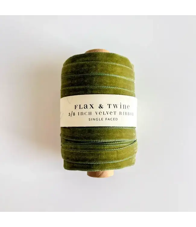 3/8" Velvet Ribbon- 30 Yards