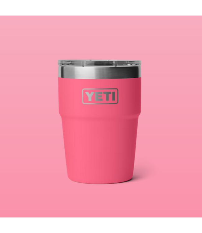 YETI Rambler 16oz Stackable Cup TROPICAL PINK
