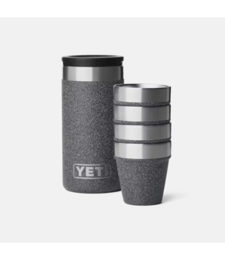 YETI Shot Glasses & Case Black Stone