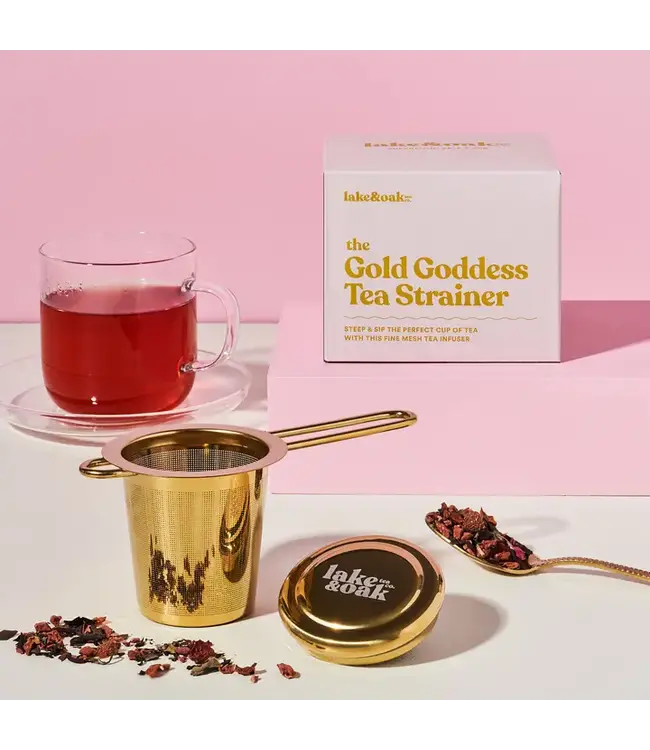 Gold Godess Tea Strainer