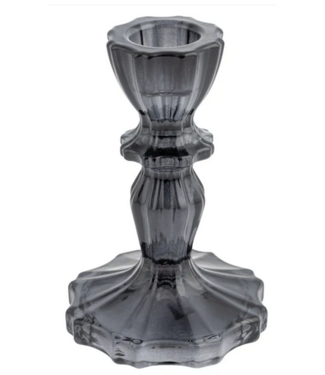 Glass Candlestick Hoven Raven