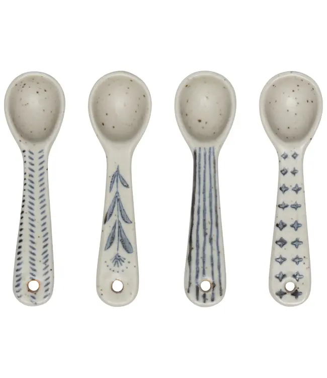 Set of 4 Element Mini Spoons