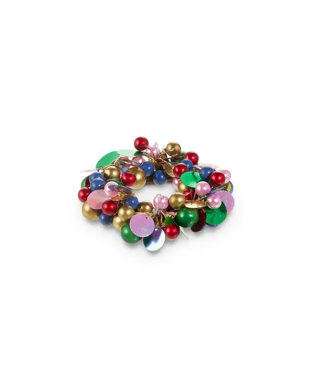 4.5" Bright Bead Candle Ring