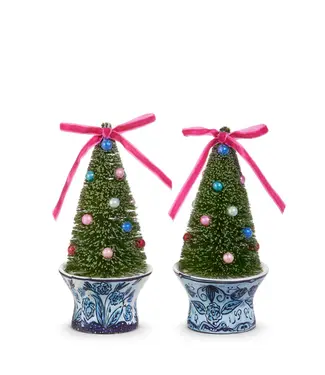 6" Chinoiserie Block Ornament