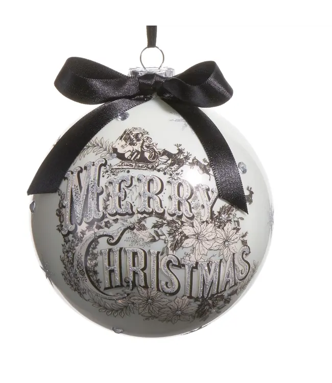 5"Merry Christmas Ball Ornament