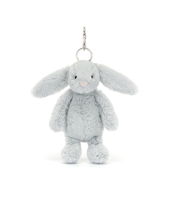 Jellycat Bashful Silver Bunny Bag Charm