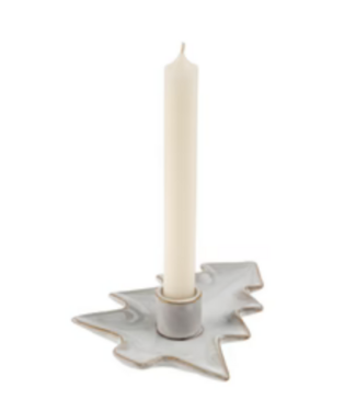 Indaba Tree Candle Holder, White