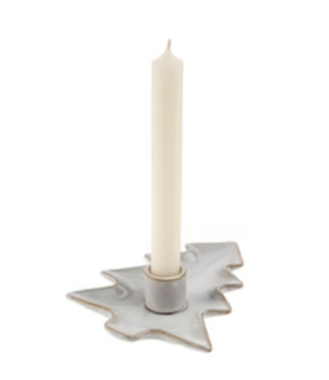 Indaba Tree Candle Holder, White