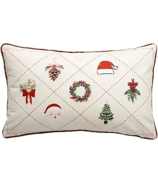 Christmas Design Velvet White 12x20