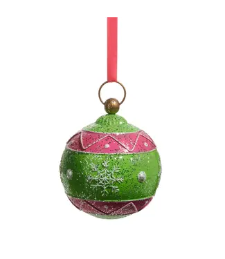 7.5" Glittered Table Top Ornament