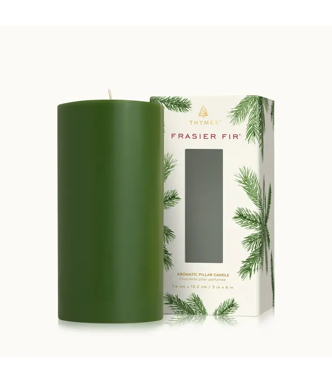 Thymes Frasier Fir 3x6 Pillar Candle