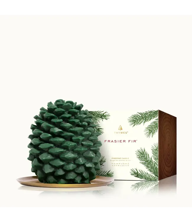 Thymes Frasier Fir Petite Molded Pinecone Candle