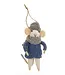 Indaba Mouse Holiday Ornament