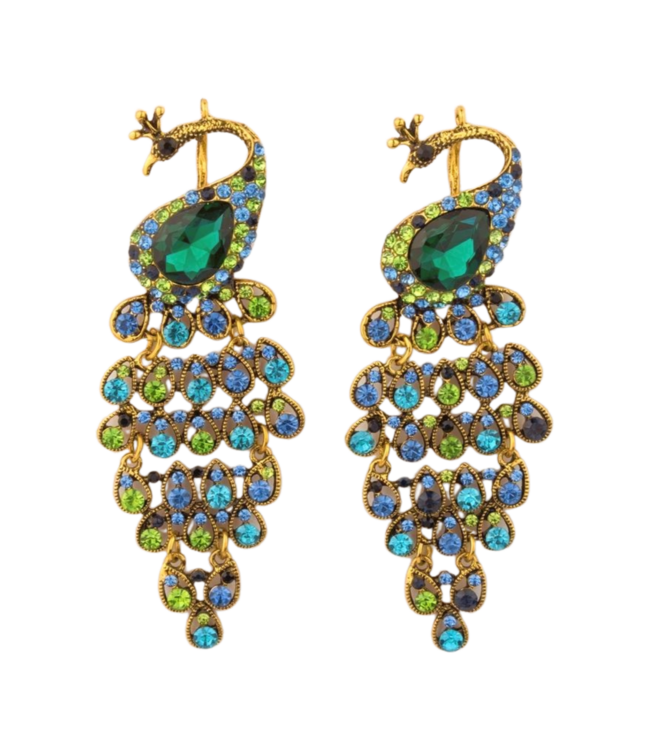 Acrylic Jewel Peacock Ornament