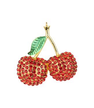 Red Diamante Oranament, 2.75in