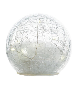 Crackle Flat Dome 4in