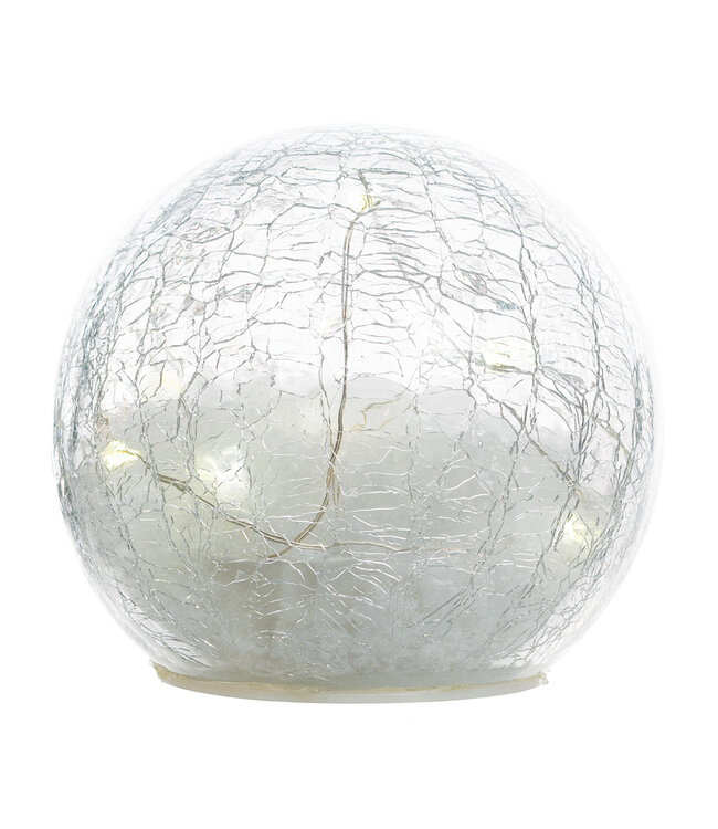 Crackle Flat Dome 4in