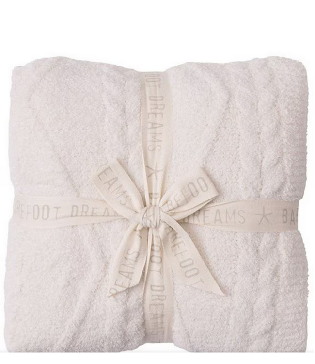 Barefoot Dreams Fisherman Cable Throw 54x72