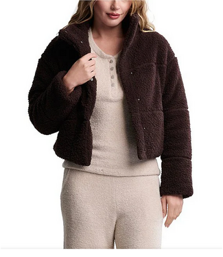 Barefoot Dreams Brush Cozychic Puffer Jacket