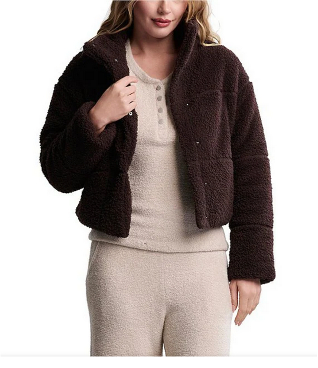Barefoot Dreams Brush Cozychic Puffer Jacket