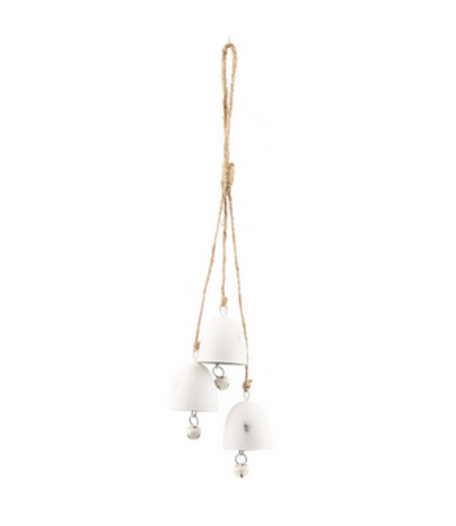 Metal Trio Bell Ornament , 14.5in