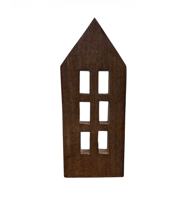Indaba Wooden Winter House, Natural