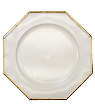 Mandalay Charger Cream/Gold 13'