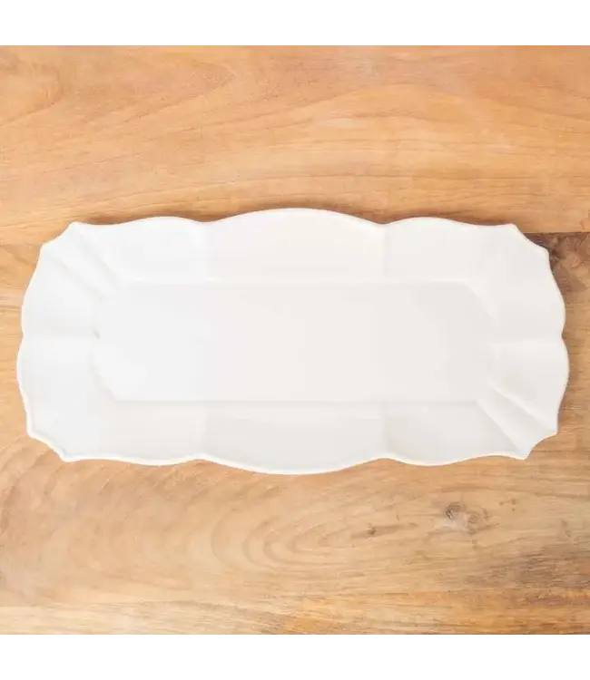 La Dolce Rectangle Platter White