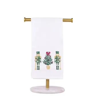 Watercolour Nutcracker Trio Hand Towel White/Multi 20x28