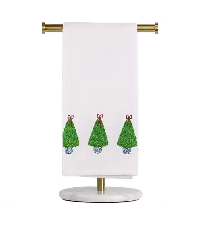 Christmas Topiary White/Green/Red 20x28
