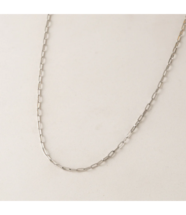 Lover's Tempo Paperclip Necklace